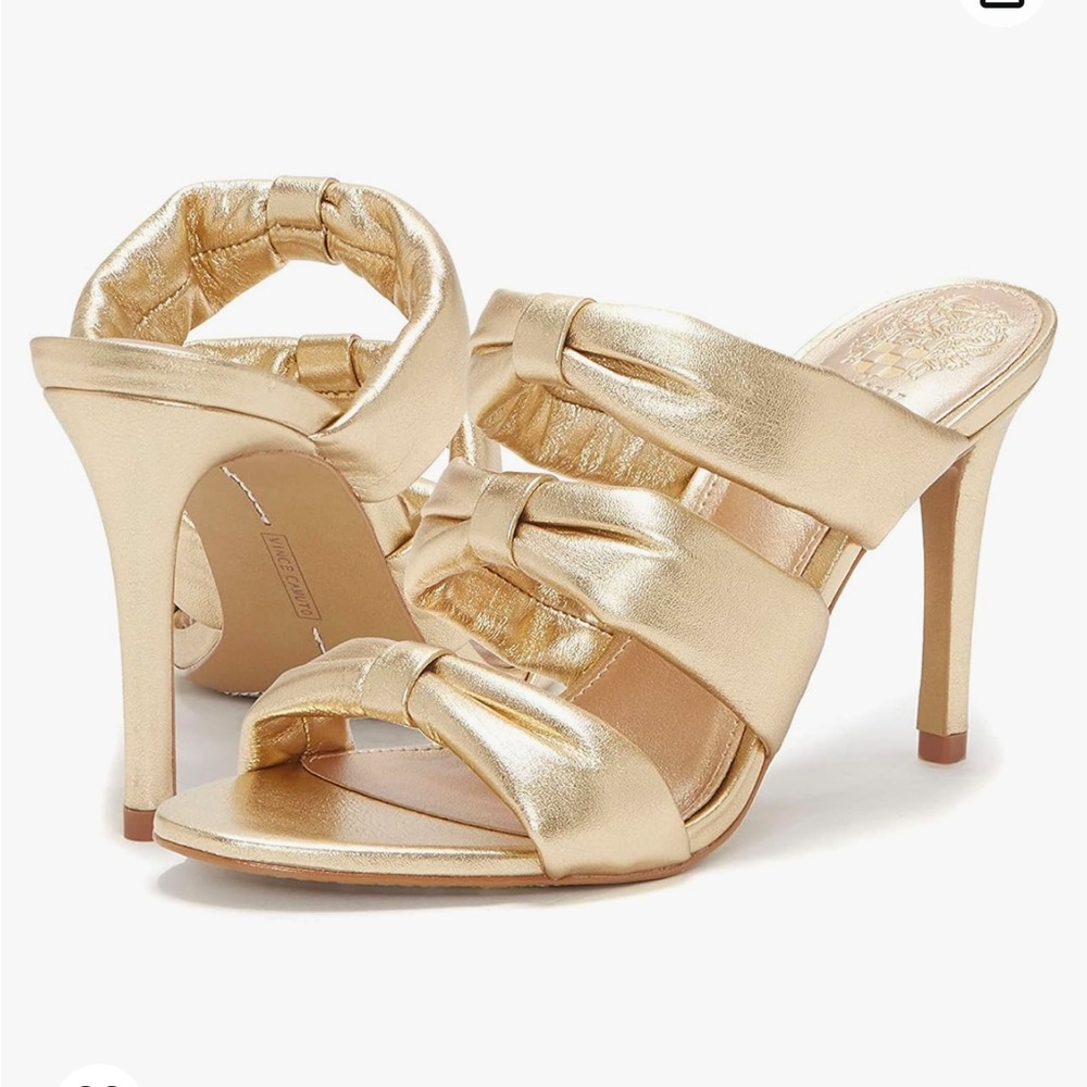 Brand New Vince Camuto Puffy Heeled Gladiator Sandals Size 10 VC THENDIE Model